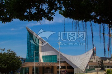 二沙岛星海音乐厅建筑摄影