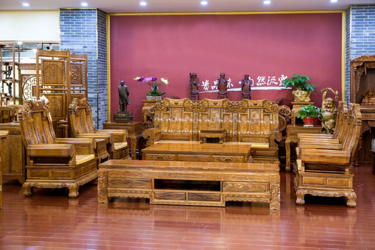 中式红木沙发