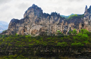 太行山 通天峡 峡谷 山峰