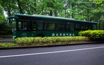 杭州街景 公交车