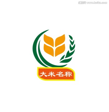 大米标志logo