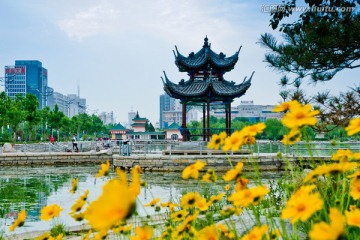 东昌湖风光