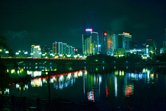 三明 三明夜景 夜景 都市