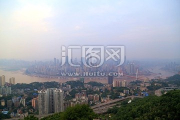 俯瞰重庆城