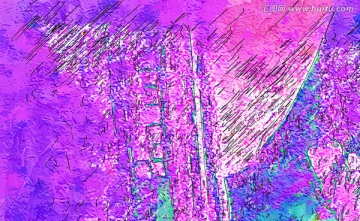 水彩创意墙画