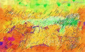 水墨山水画