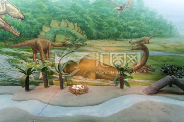 恐龙壁画