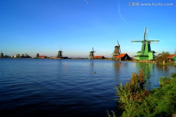 荷兰阿姆斯特丹风车村风车