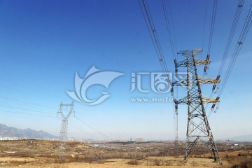 高压电电网铁塔