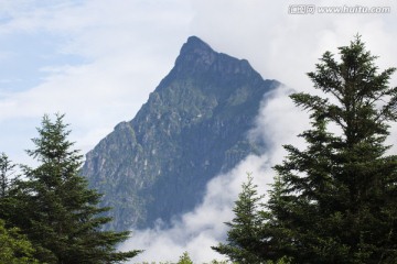 四川彭州九峰山山峰