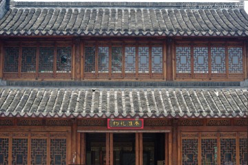 中式建筑 雕梁画栋 亭台楼阁