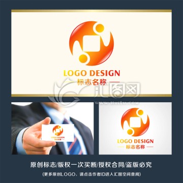 携手财经 标志logo