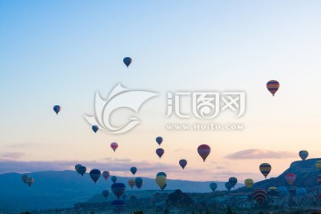 土耳其旅游 热气球风光