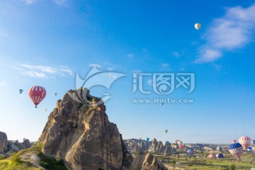 土耳其卡帕多奇亚 热气球风光
