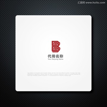 字母B形logo