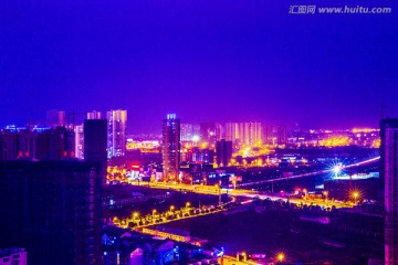 美丽的来宾市夜景