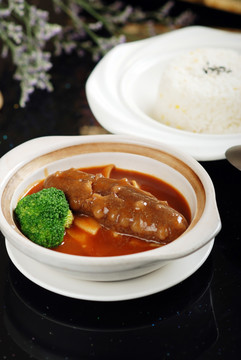 鲍汁海参捞饭