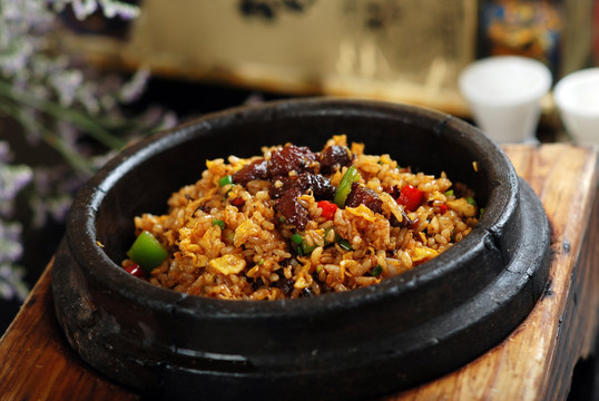 豆豉软哨石烧饭