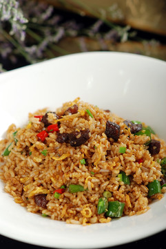 尖椒软哨炒饭