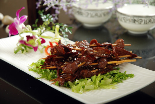 马来沙爹牛肉串