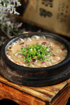 浓汤豆米捞饭