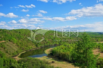 湿地湖泊风景