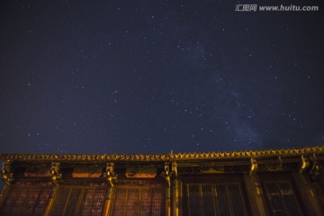 云南建水夜景星空