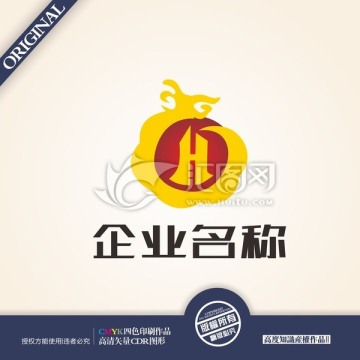 H字母logo