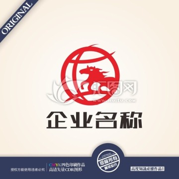 天马logo