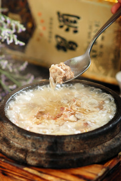 养身菌肉丸子捞饭
