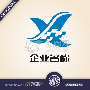 X字母logo