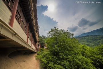 麦积山风光