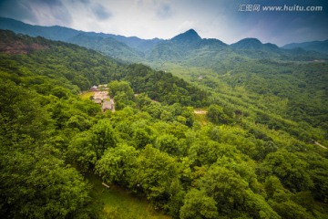 麦积山鸟瞰