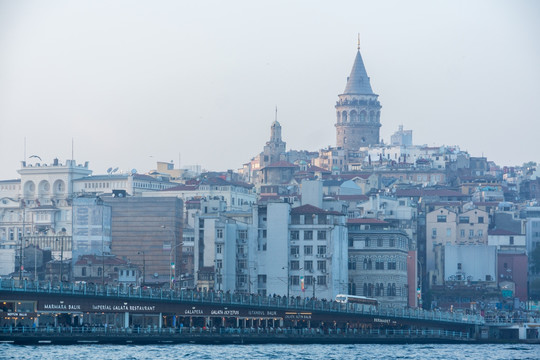伊斯坦布尔海滨城市风光