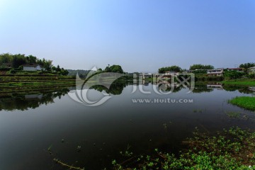 叙永丹山苏家湾池塘水草