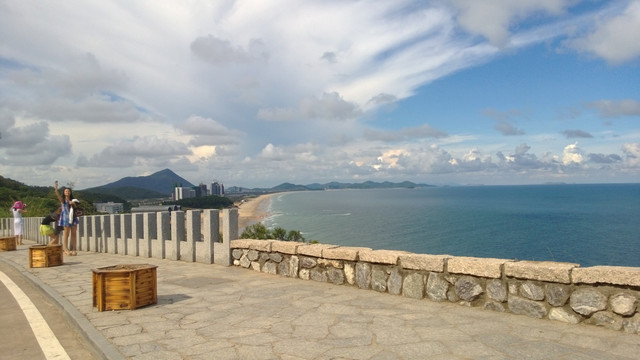 海景蓝天白云