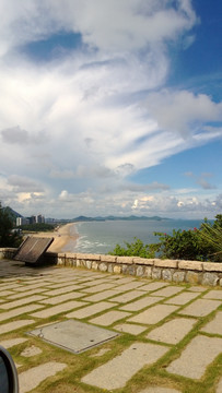 海景蓝天白云