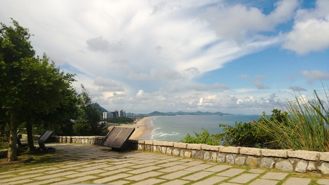 海景蓝天白云