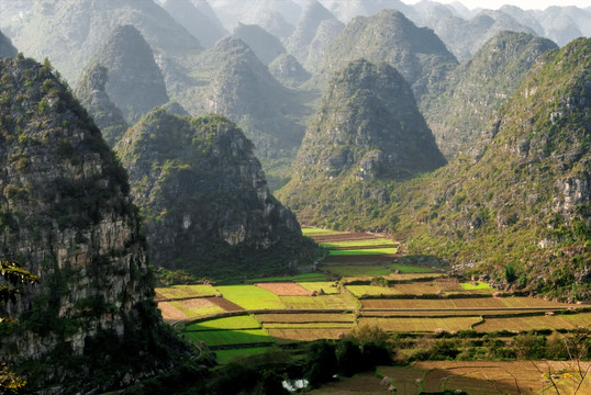 万峰林耕地