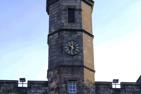 英国爱丁堡古城堡塔楼