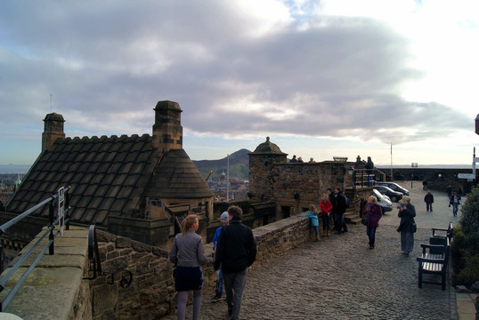 英国爱丁堡古城堡内景