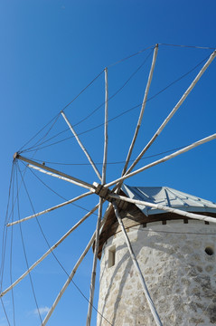 阿拉恰特古老的风车磨房