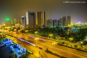 来宾市夜景美如画