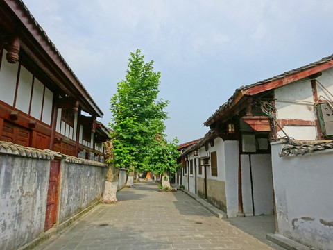 阆中古城 街道及传统民居