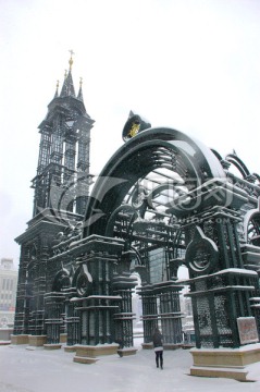 哈尔滨雪景