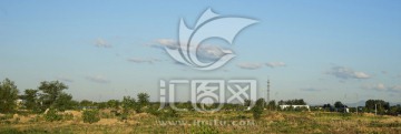 天空云彩 蓝天白云 红云 天空
