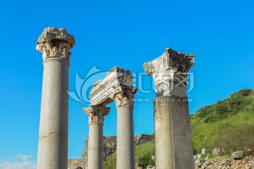 古希腊石柱