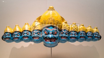 印度查乌舞面具 普鲁利亚面具