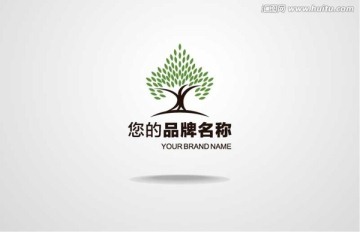 园林景观创意logo