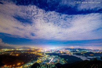 深圳全景 深圳夜景